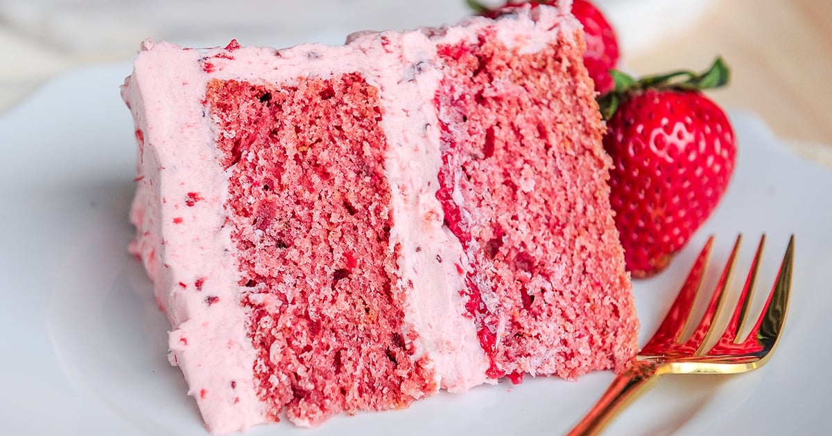 Bake the Best Real Strawberry Cake: Reduction for Intense Flavor